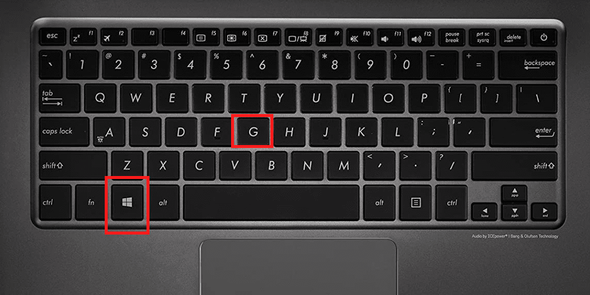 Win and G Screen keys on Asus Laptop