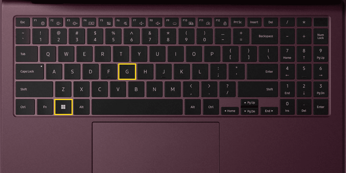 Windows and G keys on Samsung Laptop Keyboard