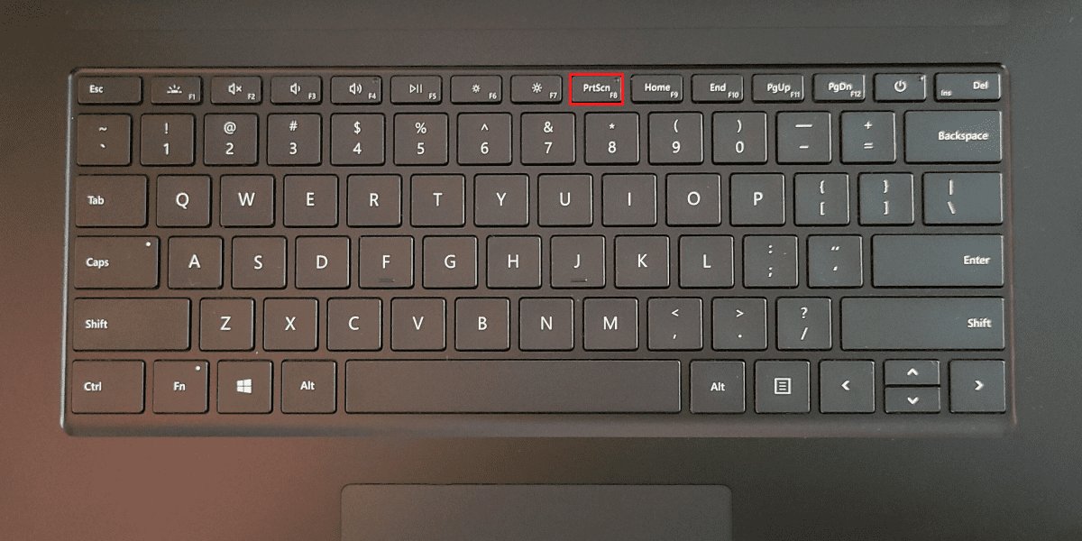 PrintScreen button on keyboard