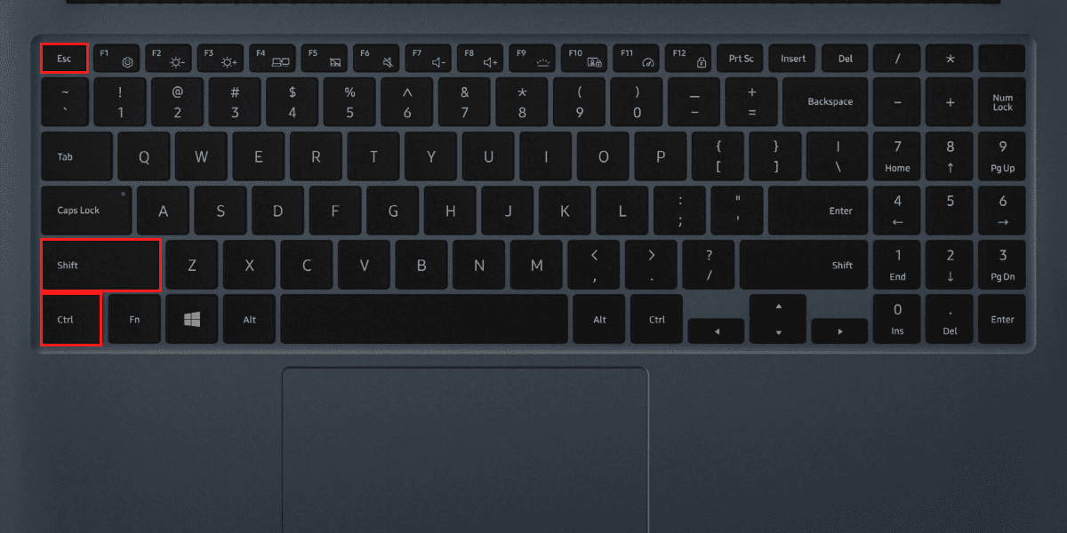 Task Manager keyboard shortcut