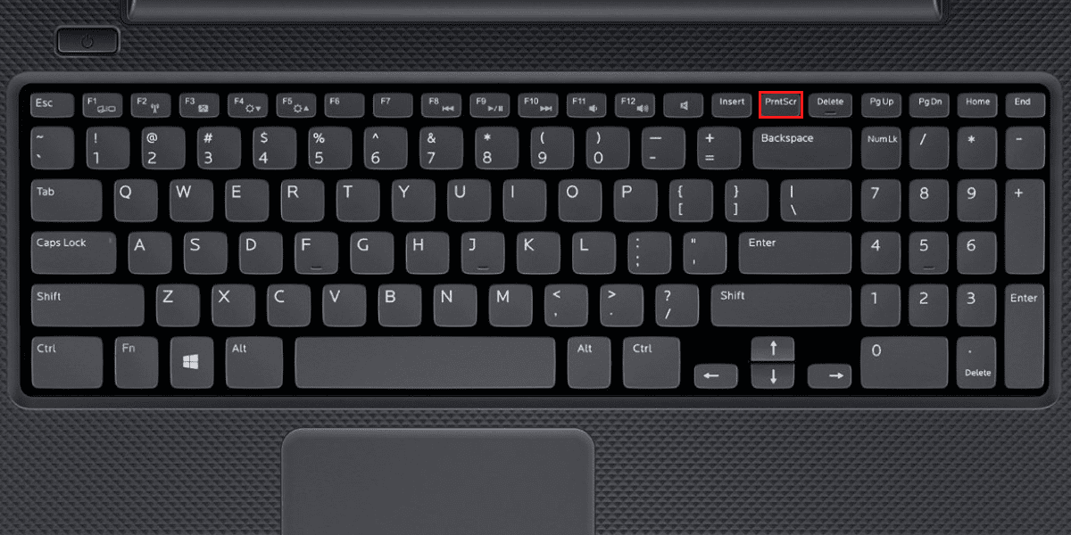 PrtSc key on Toshiba laptop