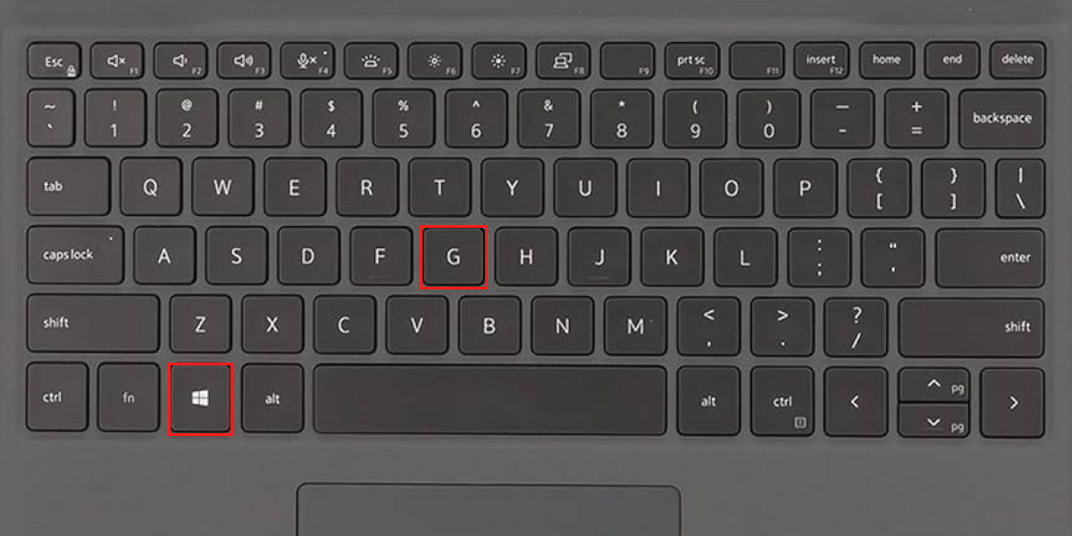 Xbox Game Bar keyboard shortcut on computer