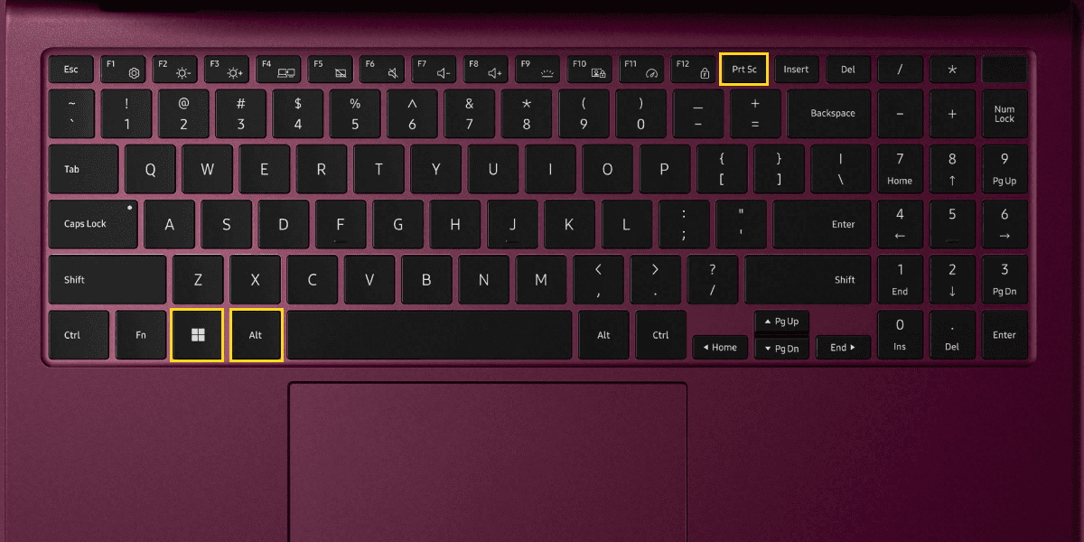 Keyboard shortcut to automatically save the screenshot of the active window on a PC