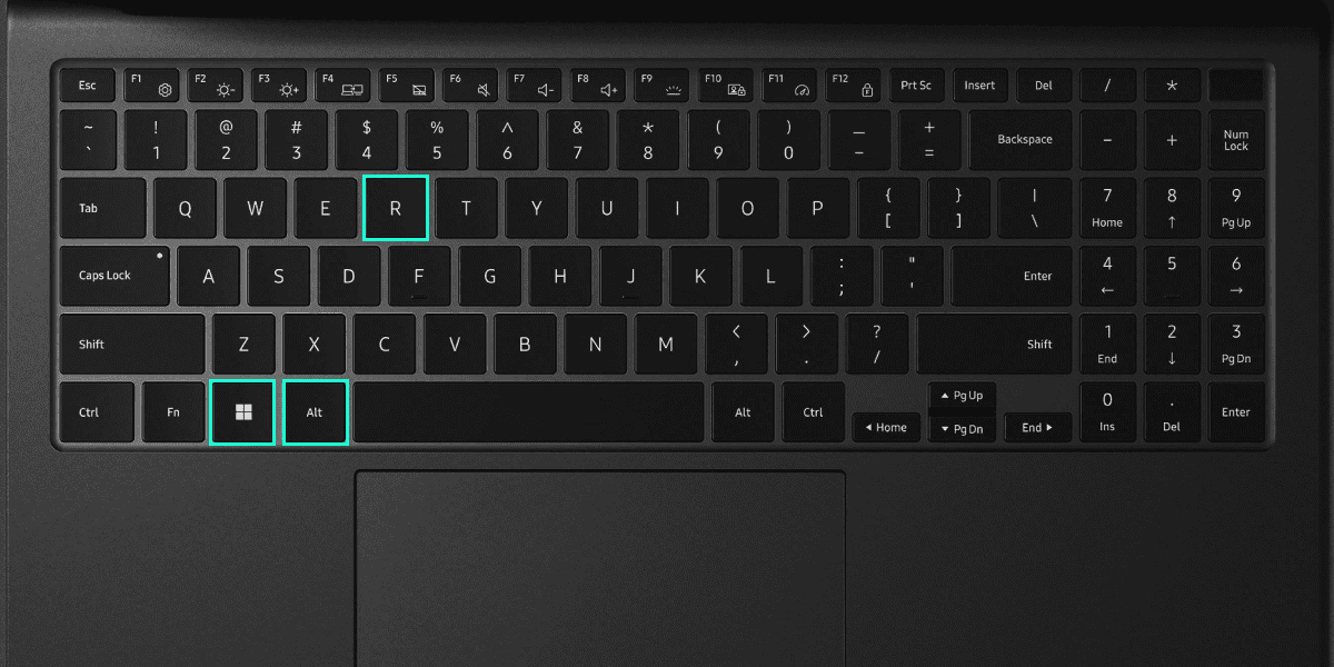 Keyboard shortcut to start and stop recordings in Xbox Game Bar