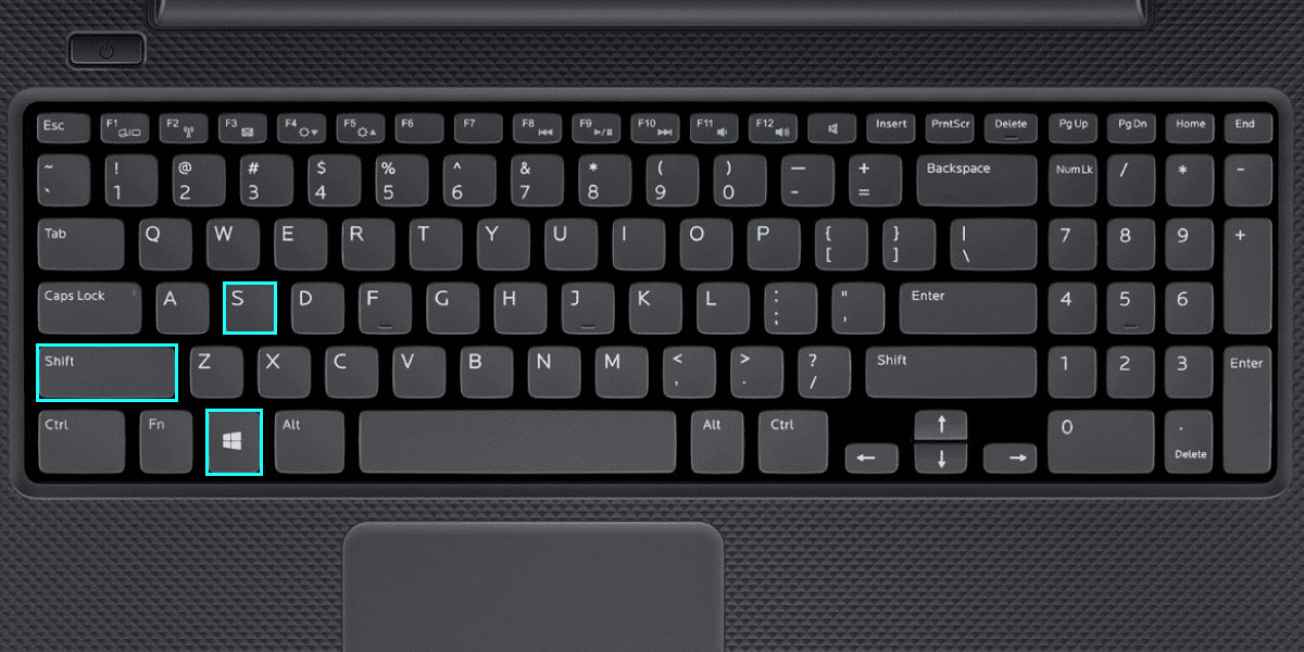 Snipping Tool keyboard shortcut on HP laptop (Windows 11)